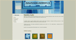 Desktop Screenshot of malovane-hodiny.cz