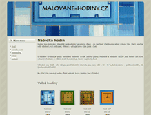 Tablet Screenshot of malovane-hodiny.cz